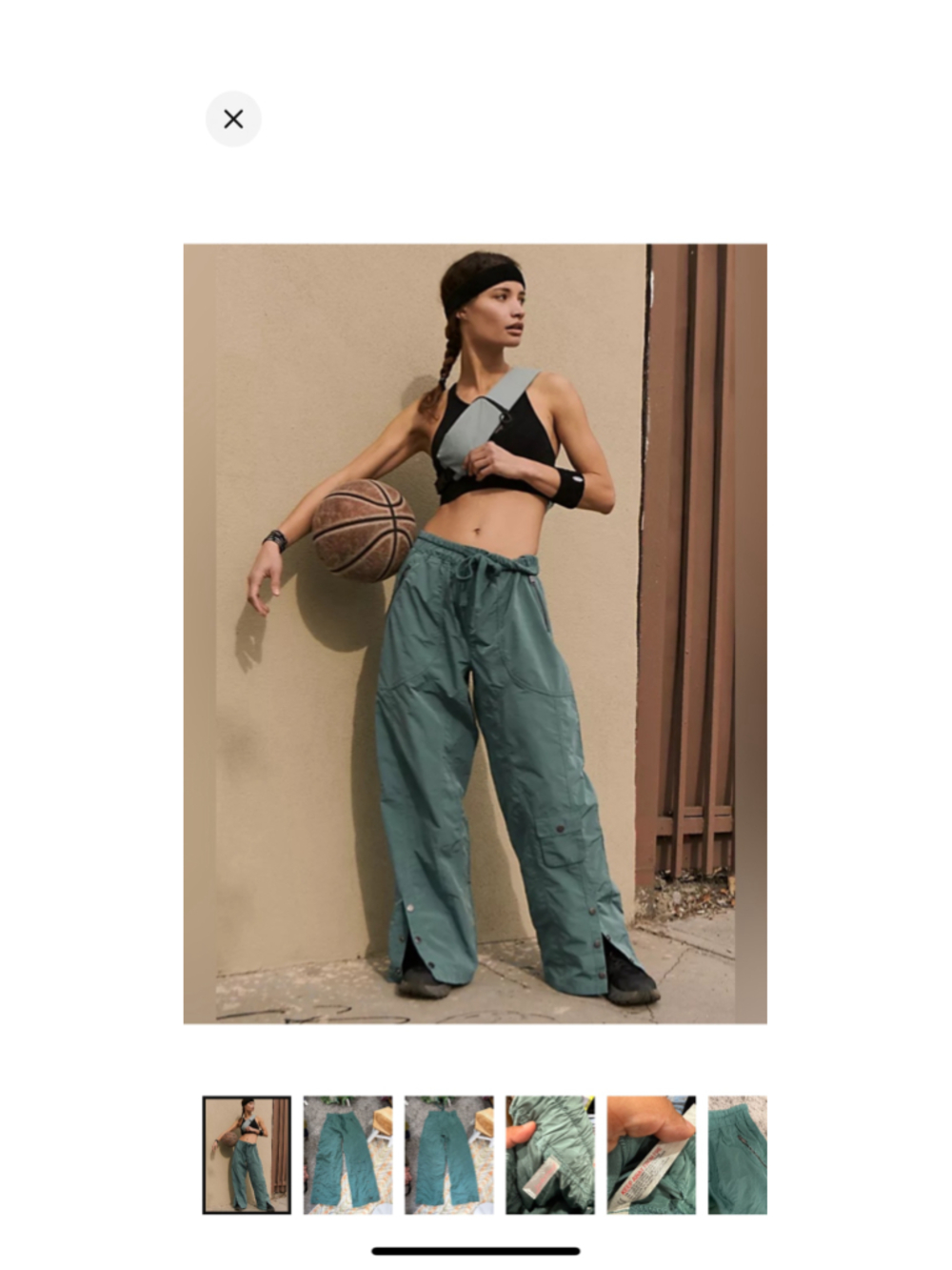 Women's Free People Movement Track Pants Size S Green